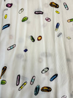 シュプリーム SUPREME Pills Rayon Shirt ピルスレーヨンシャツ 白 半袖シャツ ホワイト Mサイズ 101MT-4478