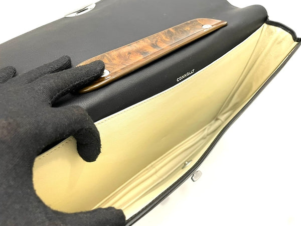 コノリー CONNOLLY レザー ブリーフ ビジネスバッグ メンズ ブラック 601bag-14