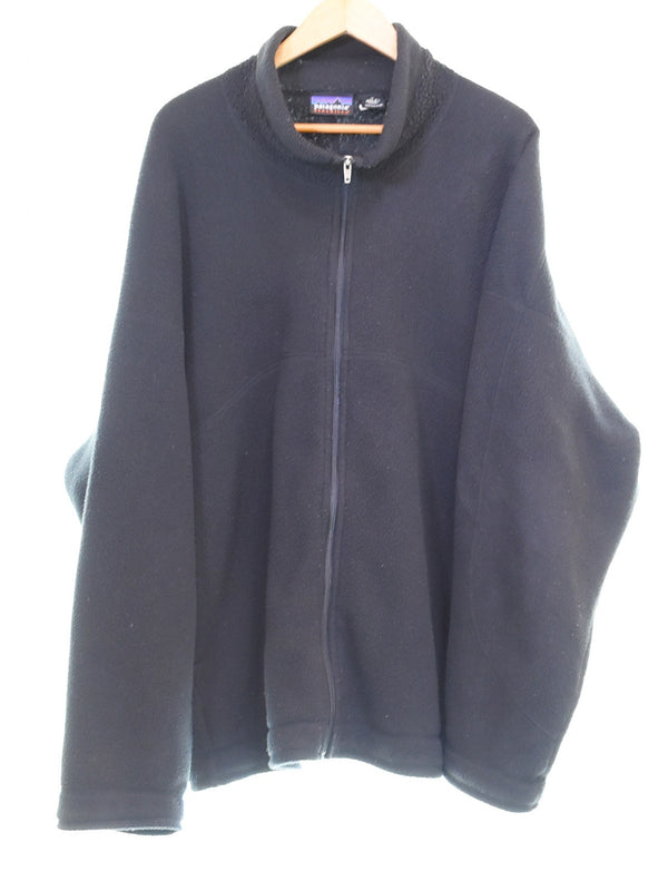 パタゴニア PATAGONIA 98AW SYNCHILLA シンチラ フリース ジャケット オーバルロゴ 90's 25290 ジャケット ブラック LLサイズ 103MT-3471