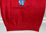 ラルフローレン RalphLauren 90s POLO BEAR SWEATSHIRT ポロ ベア スウェットシャツ トレーナー プリント 裏起毛 赤 スウェット ロゴ レッド Lサイズ 104MT-2305