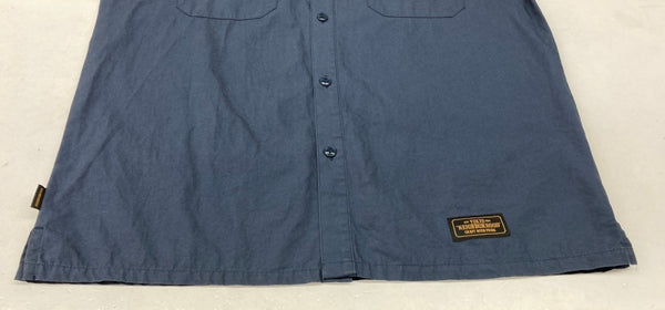 ネイバーフッド NEIGHBORHOOD CLASSIC WORK SHIRT クラシック ワーク シャツ 半袖 紺 半袖シャツ ロゴ ネイビー Lサイズ 104MT-1535