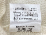ボーダーズアットバルコニー BORDERS at BALCONY SPRING MOHAIR VEST スプリング モヘヤ Vネック ニット セーター プルオーバー ロゴ刺繍 日本製 IVORY アイボリー オフホワイト BEIGE BD2211-1G-03 ベスト ワンポイント ベージュ SIZE38 104LT-187