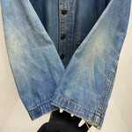 【曜日割引対象外】 ヴィンテージ vintage 40's~ US.NAVY ショールカラー デニムカバーオール ジャケット ブルー 201MT-4750 VB