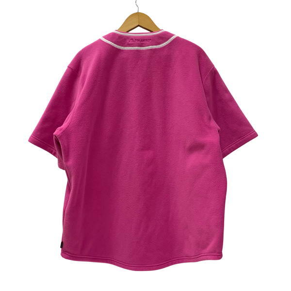 シュプリーム SUPREME FW24 Polartec Baseball Jersey 半袖シャツ ピンク Mサイズ 201MT-4177