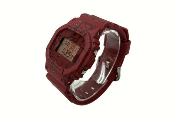 ジーショック G-SHOCK CASIO カシオ Treasure Hunt 渋谷 地図 耐衝撃構造 20気圧防水 アウトドア 腕時計 ウォッチ 3229 赤 DW-5600SBY メンズ腕時計レッド 104T-19