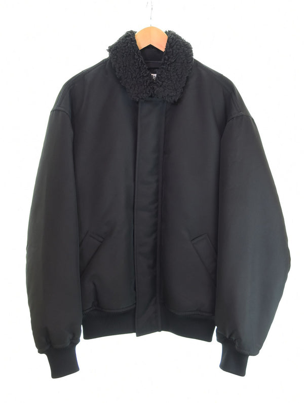アクネストゥディオズ ACNE STUDIOS 23AW シアリング カラー ボンバー ジャケット FN-MN-OUTW000963 XS ジャケット ブラック 103MT-2261
