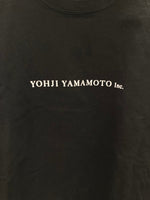 ヨウジ ヤマモト YOHJIYAMAMOTO ニューエラ NEW ERA  Yohji Yamamoto Inc. コーポレートロゴ サイズ4 ロンT ブラック 101MT-3000