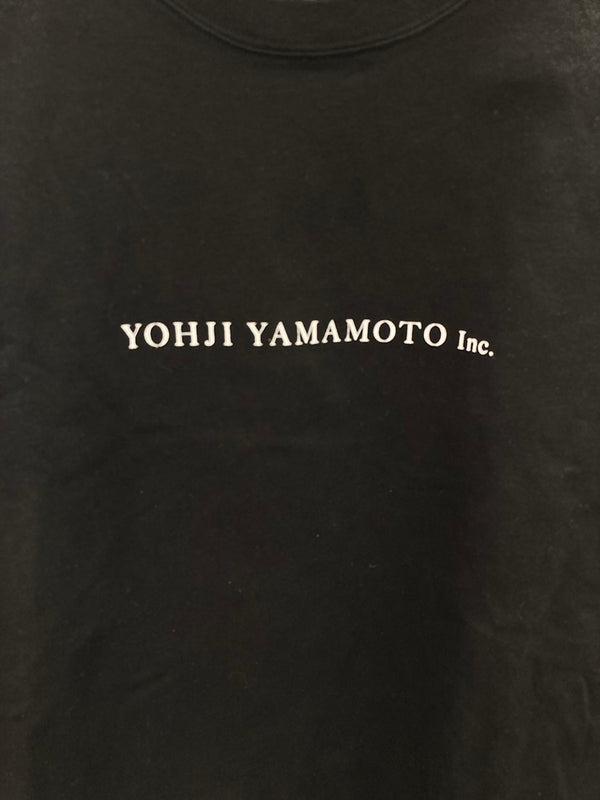 ヨウジ ヤマモト YOHJIYAMAMOTO ニューエラ NEW ERA  Yohji Yamamoto Inc. コーポレートロゴ サイズ4 ロンT ブラック 101MT-3000