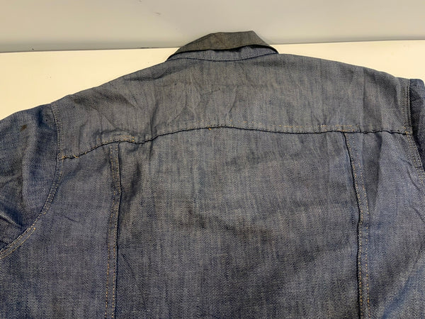 ヴィンテージ vintage 60's 60年代 unknown ストア系 2nd TYPE デニムジャケット トラッカー Gジャン 裏地キルティング セカンド ジャケット ブルー 101MT-5445