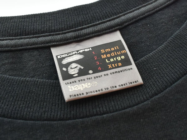 ア ベイシング エイプ A BATHING APE 90s 90's 初期 旧タグ 猿の惑星 プリントTシャツ 裏原 90年代 ヴィンテージ Tシャツ ブラック Lサイズ 103MT-2577