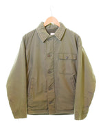 ミリタリー military 70's US NAVY A-2 DECK JACKET A-2 デッキジャケット ジャケット 無地 カーキ Mサイズ 103MT-702