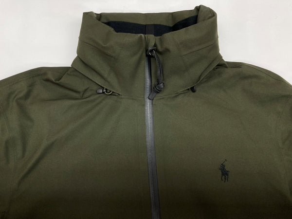 ラルフローレン RalphLauren POLO 現行タグ マウンテンパーカー マウンテンジャケット ライトアウター ロゴ 刺繡 KHAKI GREEN グリーン 緑 710815526003 ジャケット ワンポイント カーキ XSサイズ 104LT-206