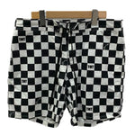ティーエムティー TMT Marbles Walkway CHECKER SHORTS ハーフパンツ ブラック 201MB-1092