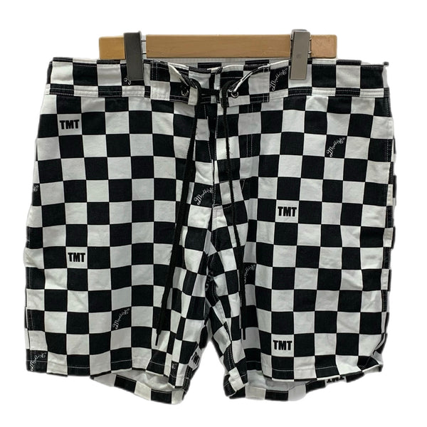 ティーエムティー TMT Marbles Walkway CHECKER SHORTS ハーフパンツ ブラック 201MB-1092