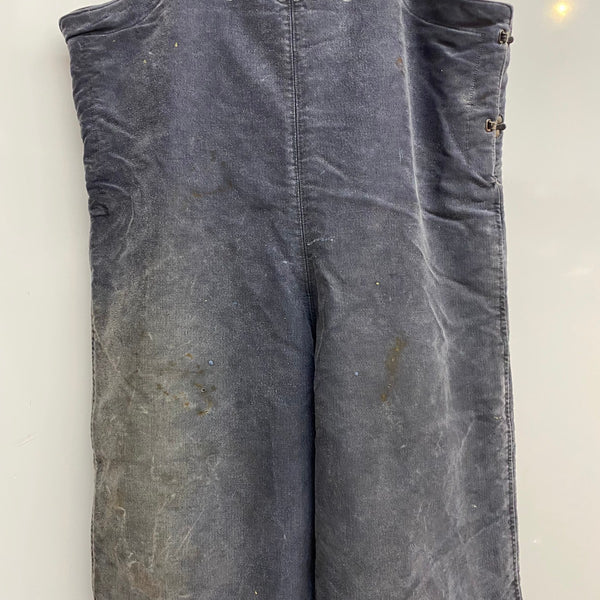 【曜日割引対象外】 ヴィンテージ vintage 40's U.S.NAVY デッキパンツ オーバーオール つなぎ・オーバーオール ネイビー Mサイズ 201MB-849 VB