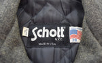 ショット SCHOTT ウール シングル ピーコート 38 38 ジャケット グレー 103MT-3507