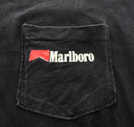 ヴィンテージ Vintage マルボロ Marlboro カウボーイ ポケット Tシャツ COWBOY Pocket Tee 90's Made in USA 90年代 90s シングルステッチ Tシャツ ブラック 103MT-2876