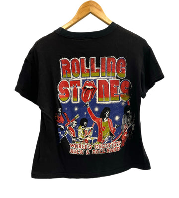 バンド band 80's～ 80年代 The Rolling Stones ローリングストーンズ ツアーT パキ麺 ヴィンテージ vintage - Tシャツ ブラック 101MT-4108