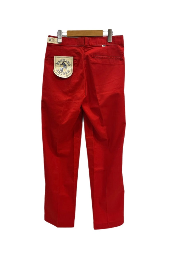 ディッキーズ Dickies 80s 80's 80年代~ DEAD STOCK デッドストック USA製 チビタグ チノパン  8834U チノパン レッド 30×30 101MB-728