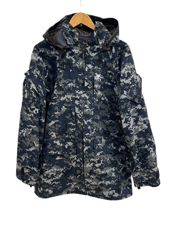 ミリタリー military US NAVY デジタルカモ 迷彩 ナイロンパーカー SPM1C1-08-D-1029 MEDIUM REGULAR ジャケット ネイビー Mサイズ 101MT-4868