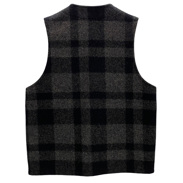 【曜日割引対象外】 フィルソン FILSON 90's マッキーノ ウール ベスト USA製 ベスト ブラック 38サイズ 201MT-4326 VB