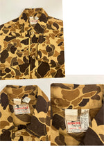 ヴィンテージ vintage 60's 60年代 Canvasback ダックハンターカモ ハンティングジャケット カバーオール ジャケット ベージュ 101MT-5031