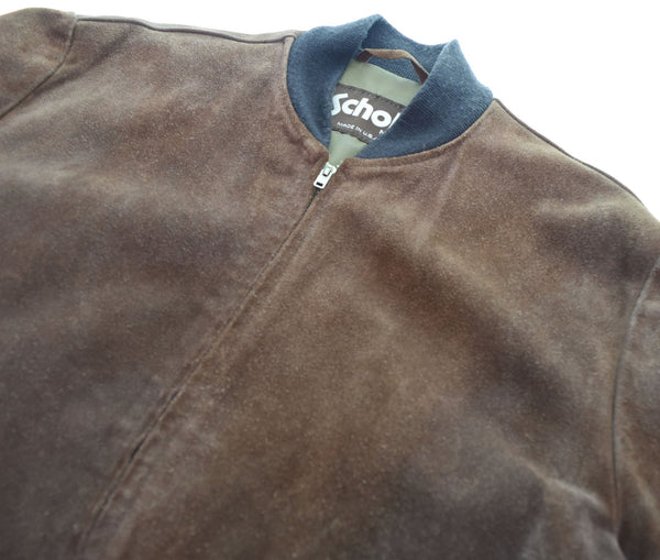 ショット SCHOTT USA製 シングルライダースジャケット 茶タグ レザージャケット 茶 42 ジャケット ブラウン 103MT-2187