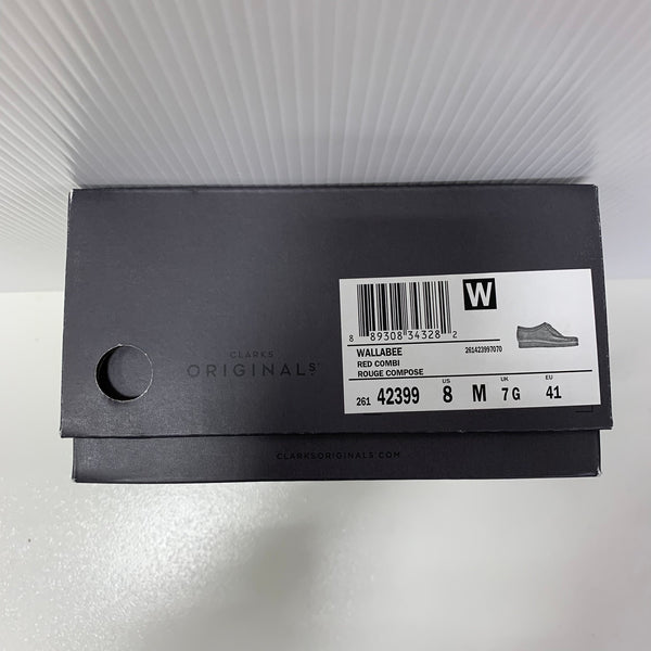 シュプリーム SUPREME 19SS Clarks Bandana Wallabee メンズ靴 ブーツ その他 レッド 25.5cmサイズ 201-shoes1527