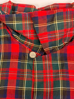 ヴィンテージ vintage ～60's 60年代 JANTZEN 開襟シャツ オープンカラー ループカラー ボックス タータンチェック  vintage ヴィンテージ made in USA アメリカ製 半袖シャツ レッド Mサイズ 101MT-4136