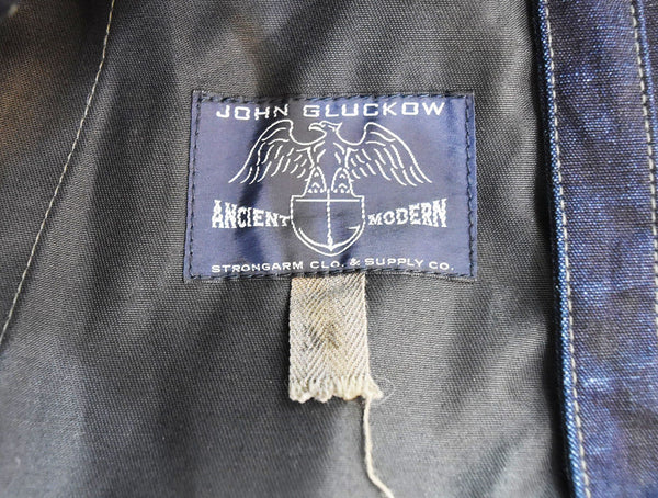 ジョングラッコウ JOHN GLUCKOW The Rider ジェラード ザ ライダー シングルライダース ジャケット 青 ジャケット ブルー Mサイズ 103MT-2180