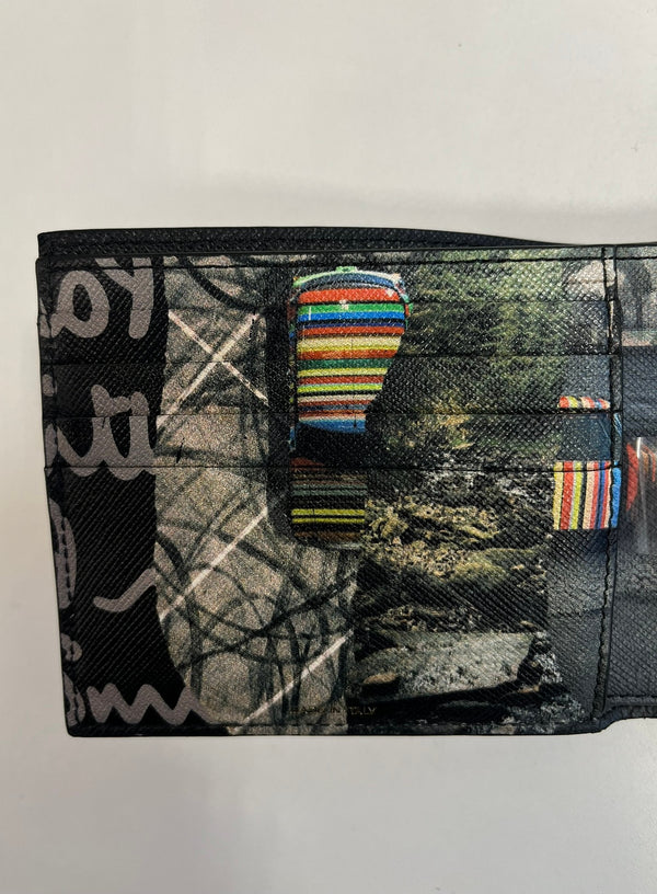 ポール・スミス Paul Smith ミニクーパー ミニコラージュ 折り財布  M1A 4833 HMINST 財布・ケース メンズ財布 ブラック 101wal-42