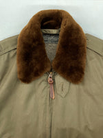 バズリクソンズ BUZZ RICKSON'S TYPE B-10 FLIGHT JACKET フライト ARMY ジャケット アウター デッキ 緑 BR10450 サイズ 34 ジャケット ロゴ カーキ 104MT-922