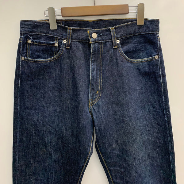 【曜日割引対象外】 リーバイス Levi's × ステューシー STUSSY 25周年記念 セルビッチ 5ポケット デニム ブルー W32 L34サイズ 201MB-808 VB