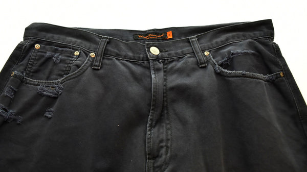 アンダーカバーイズム Undercoverism 05ss but beautiful期 クラッシュパンツ ダメージデニム 5S226-P3 ボトムスその他 ブラック 3 103MB-245