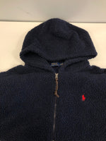 ラルフローレン RalphLauren POLO ポロ ボアパーカー 紺 フーディ XL パーカ ネイビー LLサイズ 101MT-3763