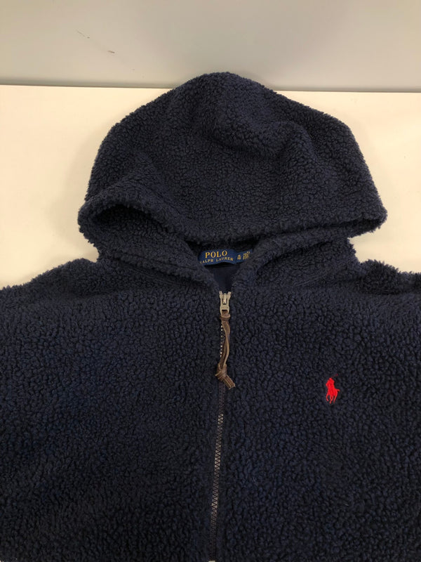 ラルフローレン RalphLauren POLO ポロ ボアパーカー 紺 フーディ XL パーカ ネイビー LLサイズ 101MT-3763