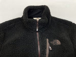 ザノースフェイス THE NORTH FACE WHITE LABEL ホワイトレーベル RIMO FLEECE JACKET リモ フリース ジャケット ボア 刺繍 BLACK 黒 NJ4FL59L ジャケット ロゴ ブラック Sサイズ 104LT-20