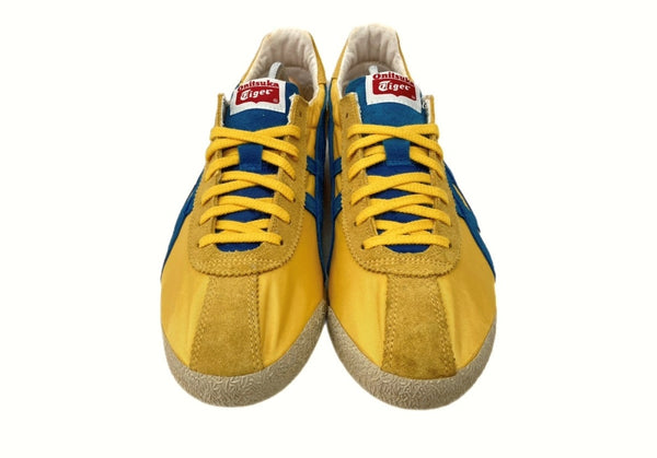 オニツカタイガー ONITSUKA TIGER TIGER CORSAIR VIN タイガー コルセア ヴィンテージ ローカット ランニング シューズ 黄 TH321N メンズ靴 スニーカー イエロー 27.5cm 104S-649