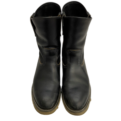 【曜日割引対象外】 レッドウィング RED WING 90's 97年製 茶芯 7E 箱付き 8169 メンズ靴 ブーツ ペコスタイプ ブラック 25.5cmサイズ 201-shoes1556 VB