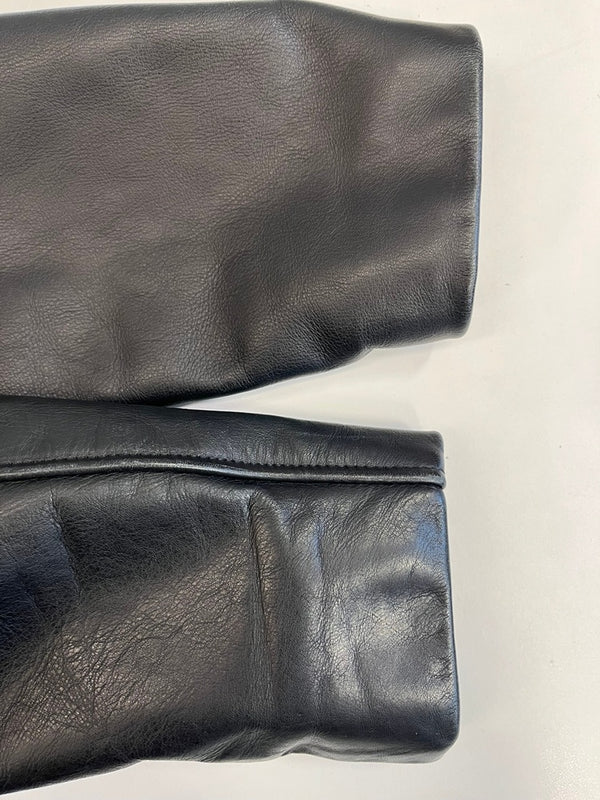 ショット SCHOTT レザー テーラードジャケット 黒 USA製 サイズ34 ジャケット ブラック 101MT-4981