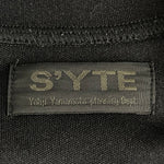 サイト S'YTE 21AW Message Side Tape Track Jacket メッセージ トラック ジャケット UT-Y39-901 ジャージ ブラック 4サイズ 201MT-4164