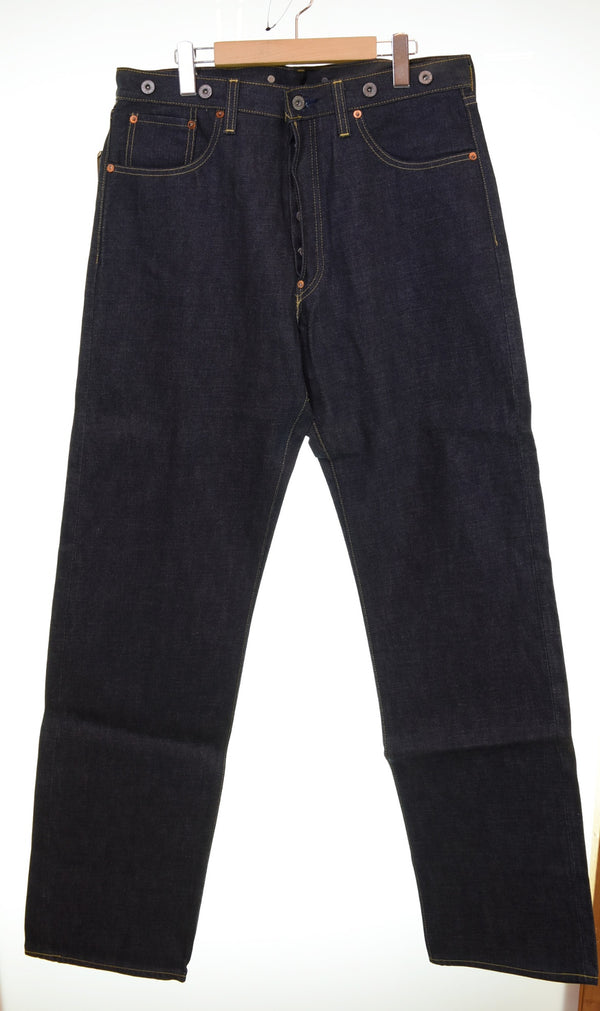 リーバイス Levi's S702-XX DEAD STOCK デッドストック 日本製 復刻 702 シンチバック サスペンダーボタン 98年製 90年代 90's 90s S702-XX00 デニム ブルー W36L36 103MB-602