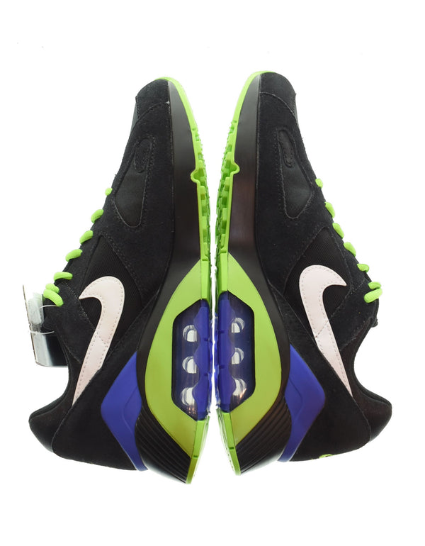 ナイキ NIKE Air 180 QS BLACK/WHITE-ACTION GREEN-PERSIAN VIOLET エア 180 FZ3058-001 メンズ靴 スニーカー ブラック 29cm 103S-1211