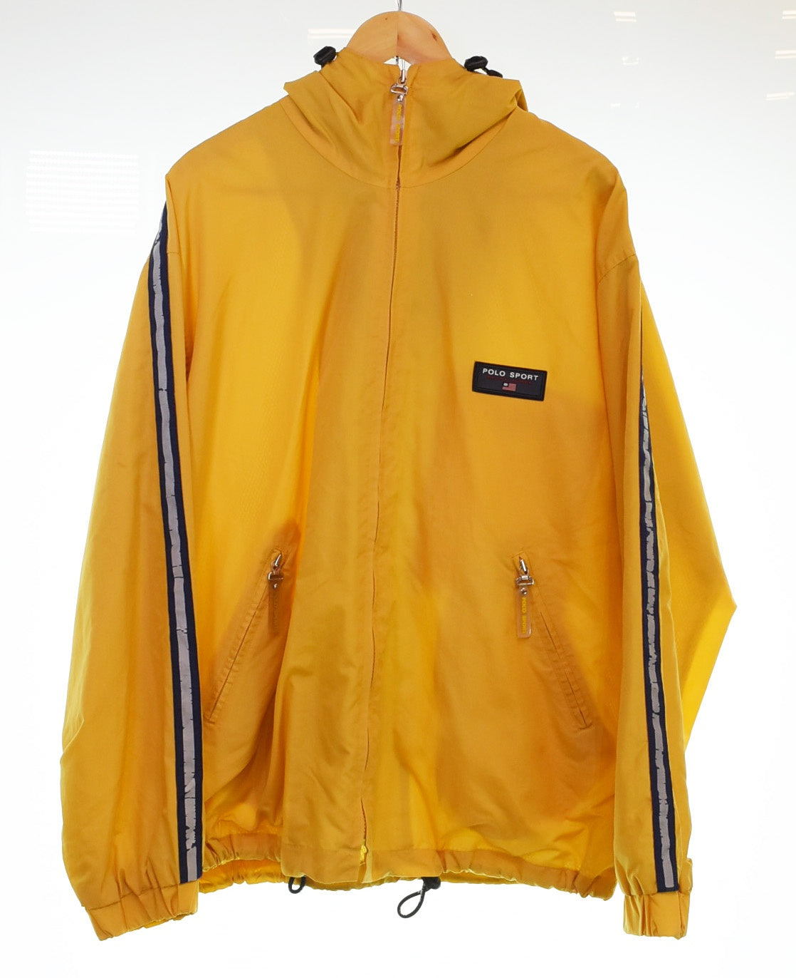 POLO SPORT ポロスポーツラルフローレン ナイロンパーカー M相当 黄 POLO SPORT ポロスポーツラルフローレン ナイロンパーカー M相当 黄 90