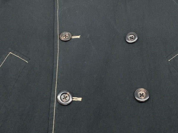 ドゥロワー Drawer ユナイテッドアローズ ライナー付 コットン ツイル トレンチ ステッチ テーラード ダブルブレスト ウエストベルト 日本製 BLACK 黒 6525-299-0230 コート ブラック SIZE40 104LT-225