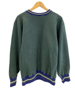 チャンピオン Champion 90s～ ヴィンテージ vintage 刺繍タグ リバースウィーブ REVERSE WEAVE US古着  スクリプトロゴ リブライン XL スウェット グリーン LLサイズ 101MT-3891