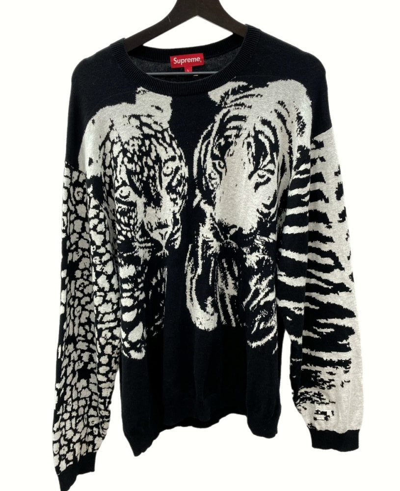 シュプリーム SUPREME 23SS Big Cats Jacquard L/S Top ビッグ 