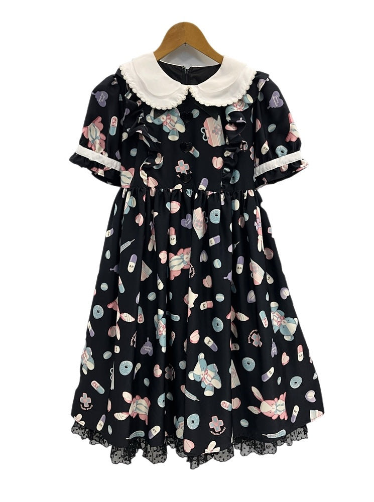 Angelic Pretty ♡ エンジェルポニー コート 黒 ドット Angelic Pretty