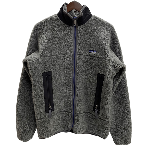 【曜日割引対象外】 パタゴニア PATAGONIA 90's Retro-X Jacket レトロ X P.E.F フリースジャケット USA製 ジャケット グレー Mサイズ 201MT-4703 VB