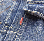 リーバイス Levi's 506xx 1st 30年代 30s 1937 戦前 片面タブ 革パッチ VINTAGE DENIME JACKET ファースト ヴィンテージ デニム オリジナル リベット刻印Co 小文字o ジャケット ブルー 103MT-2183